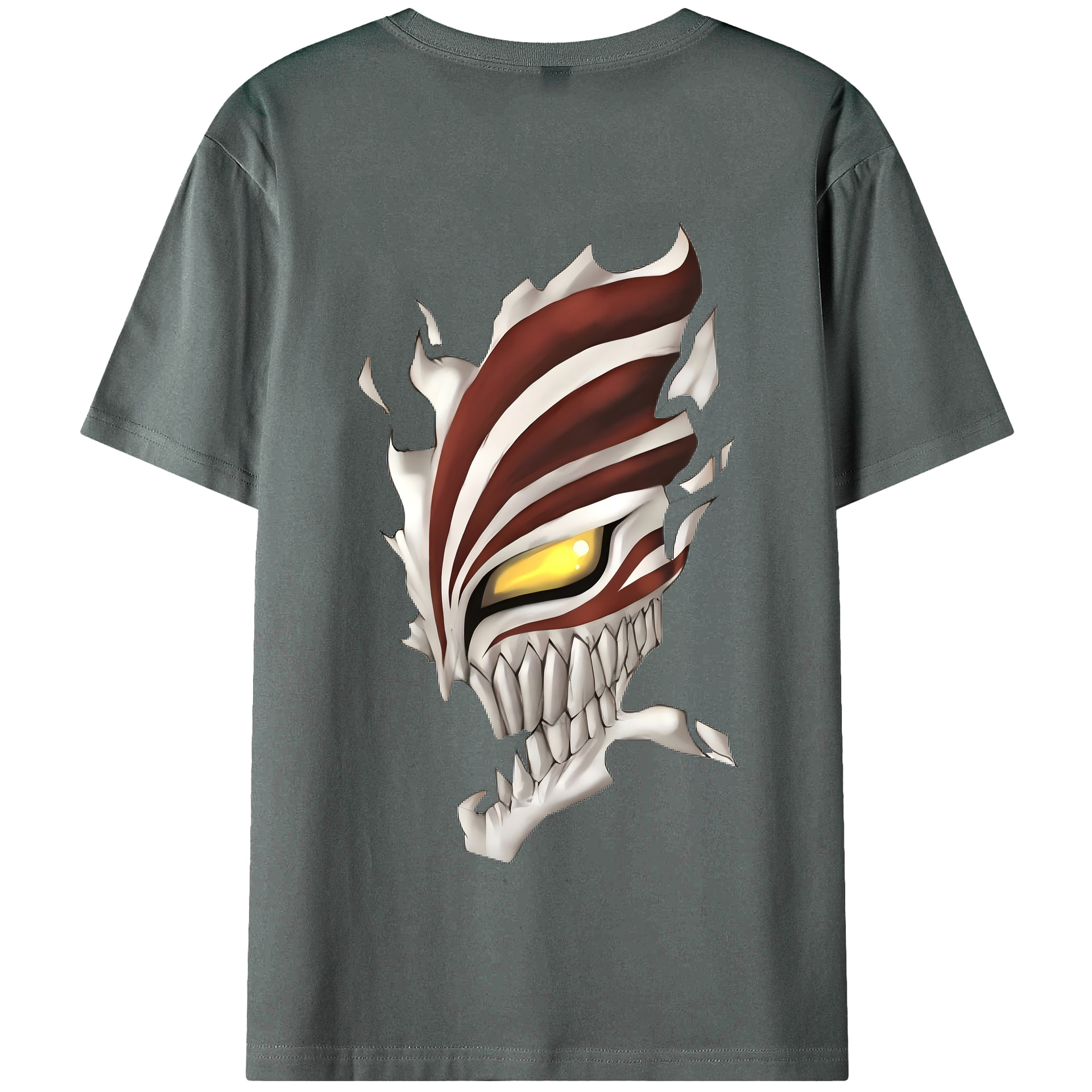（画像用） ブリーチ 黒崎一護（くろさき いちご）BLEACH Kurosaki Ichigo 綿100％半袖Tシャツ（背面プリント）